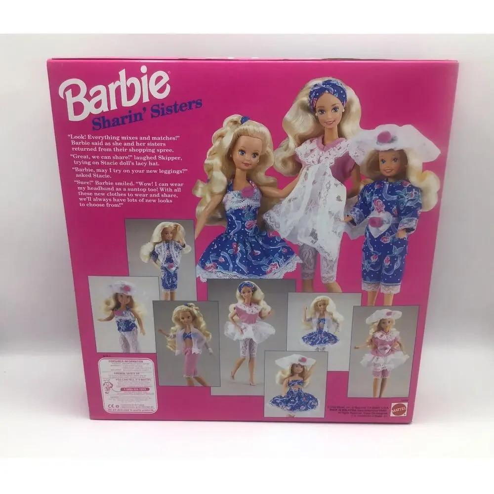 Barbie Sharin Sisters Gift Set 1992 Mattel 10143 Skipper Stacie Dolls NIB New